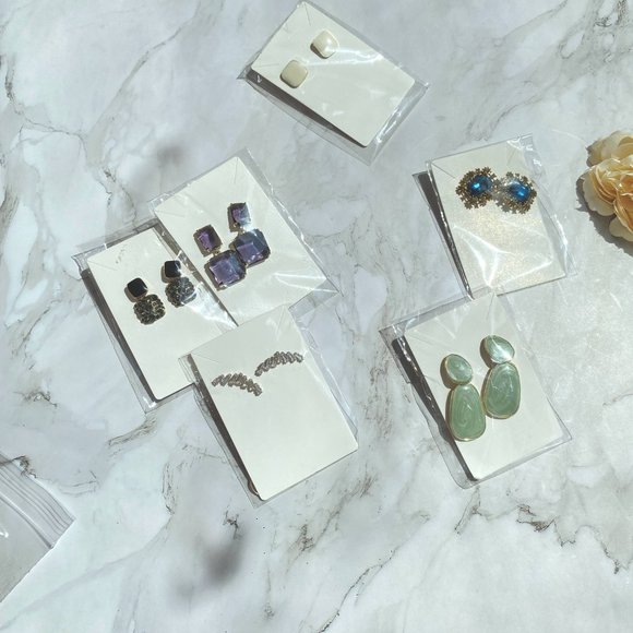 Hottie Couture Women's Love Collection Mixed Stud Earrings - Lot of 6 - Picture 6 of 7